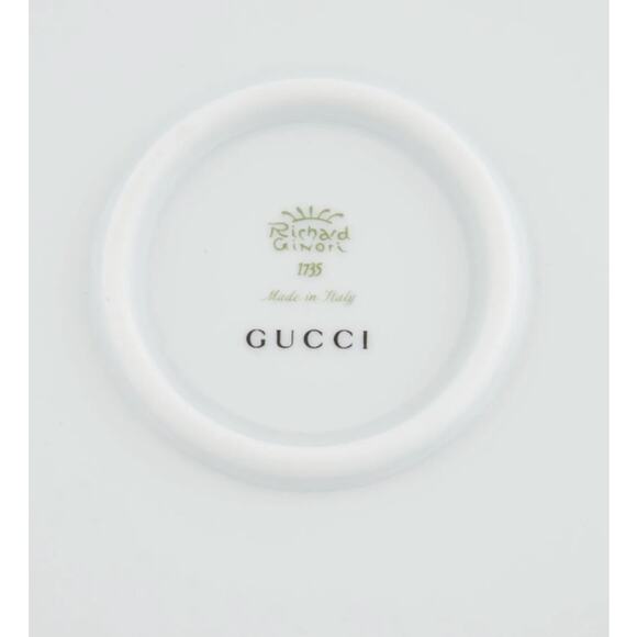 Gucci X Richard Ginori Geometric Dog Food Bowl Water Bowl Large w/ Box NEW - Picture 13 of 16